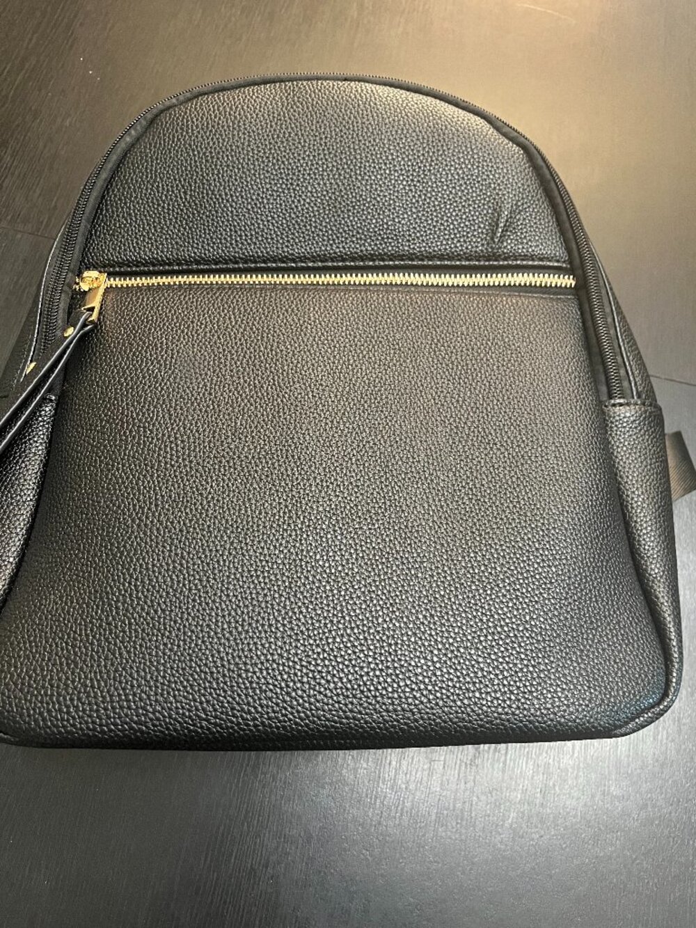 Black backpack satchel
